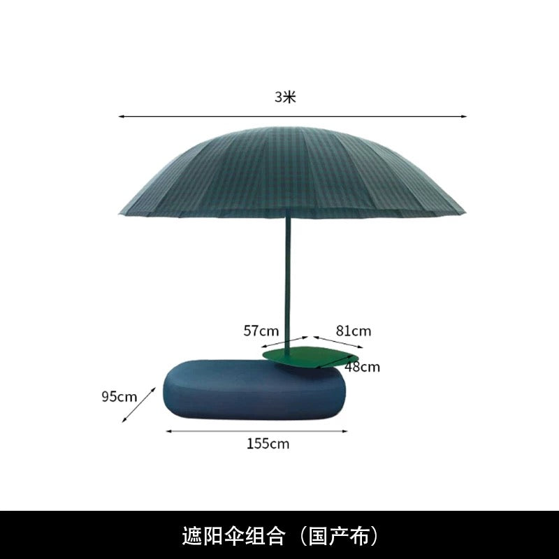 Outdoor Furniture Rattan Furniture Sun Umbrella Outdoor Sofa