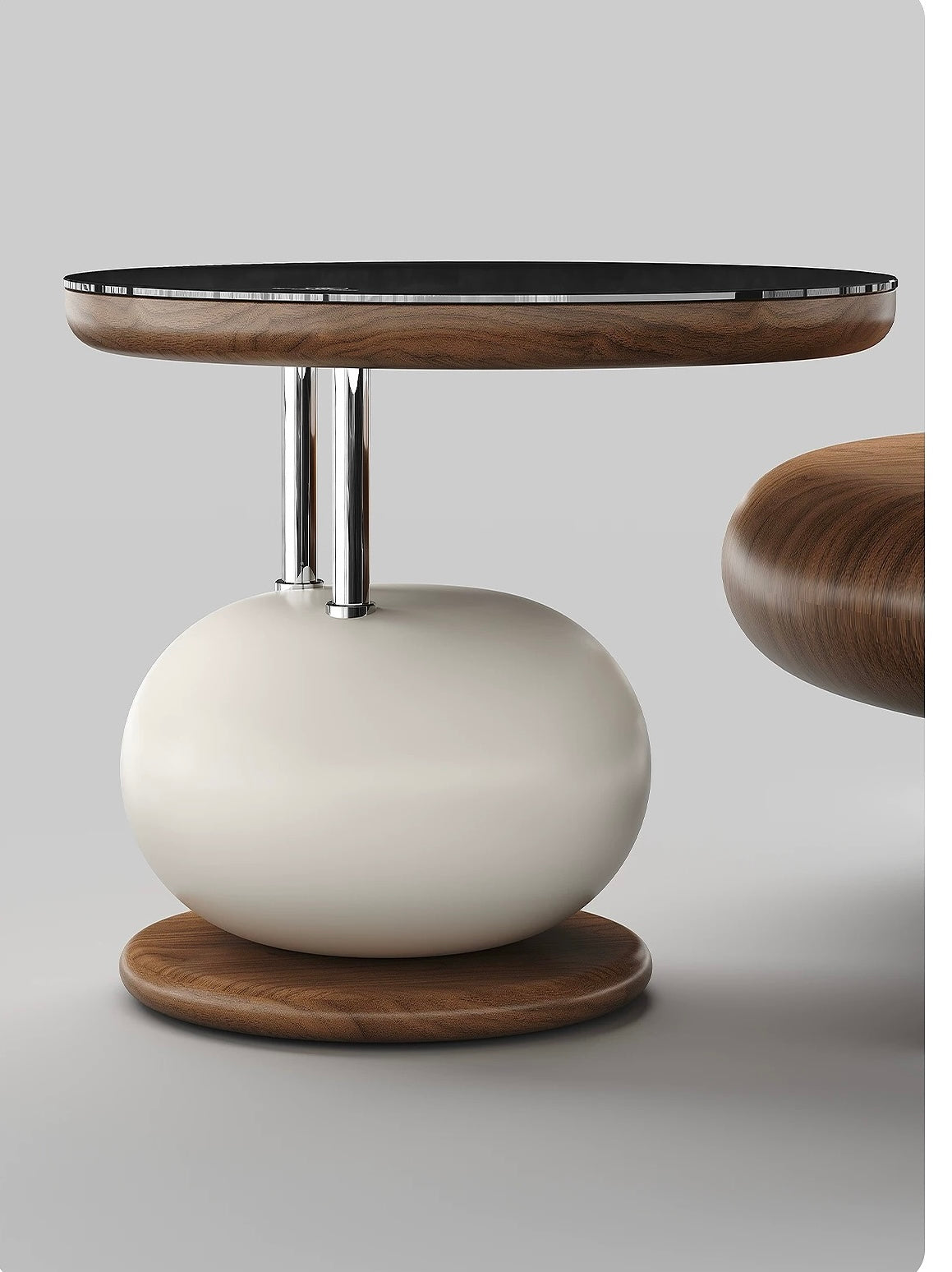 Minimalist Italian style Coffee Table Elegant Table Stainless Steel Table