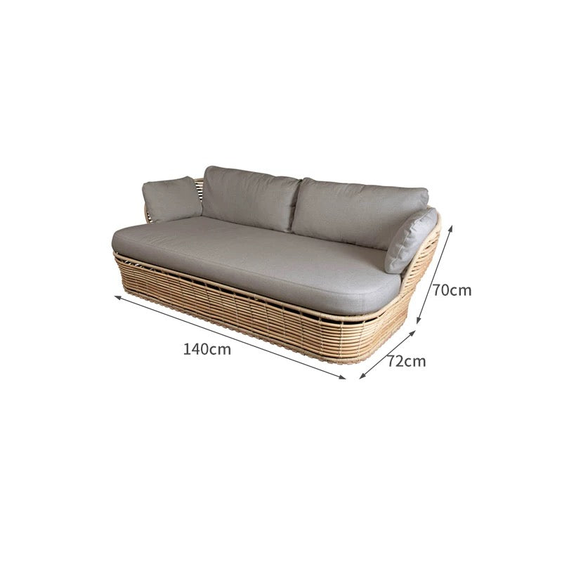 Luxurious Outdoor Furniture Leisure Sofa Coffee Table PE Rattan Furniture