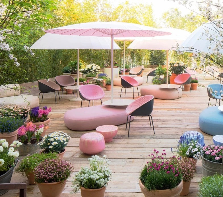 Outdoor Furniture Rattan Furniture Sun Umbrella Outdoor Sofa