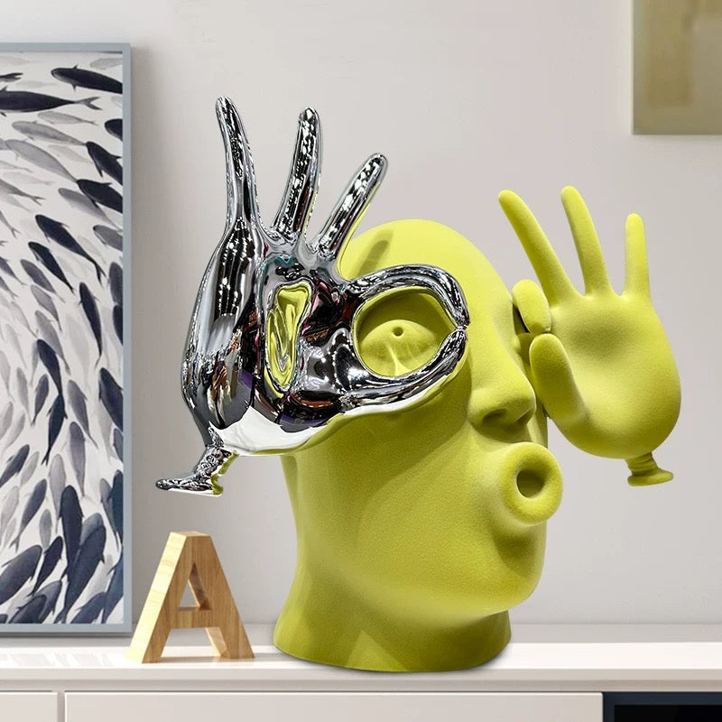 Creative Home Decoration Unique Art Sculpture Stylish Home Furnishings