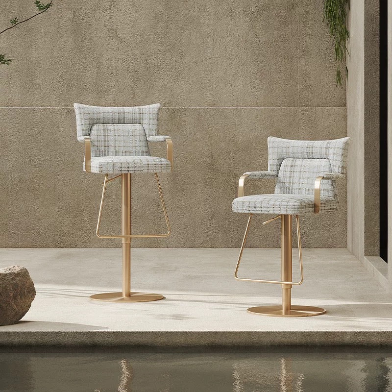 New Arrivals Stainless Steel Bar Stool Luxurious Bar Chair