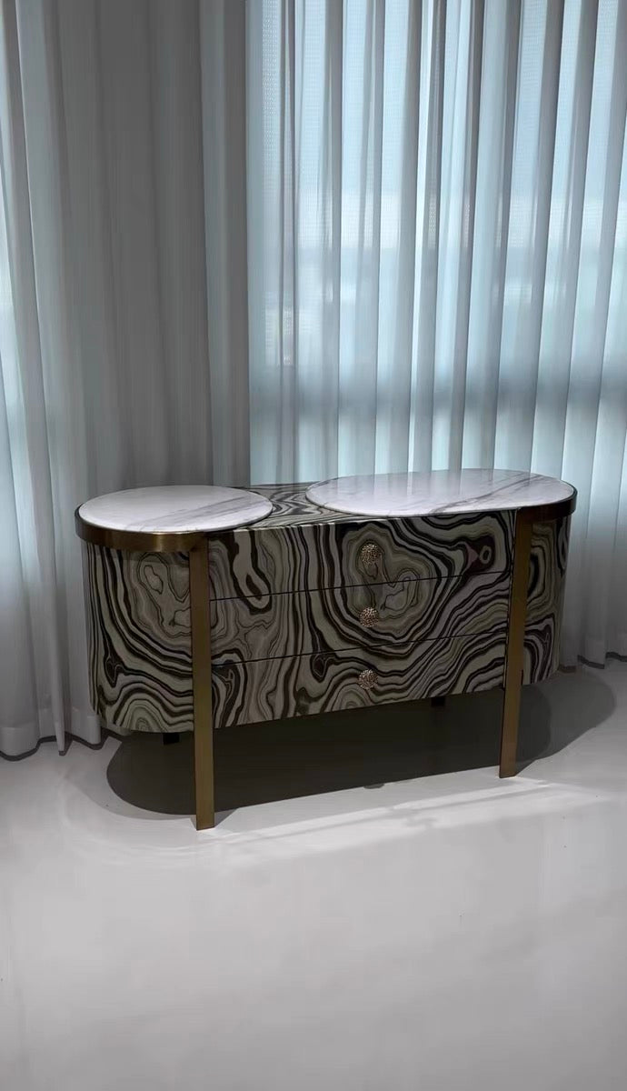 New Arrivals Luxurious Console Stylish Side Cabinet Sideboard