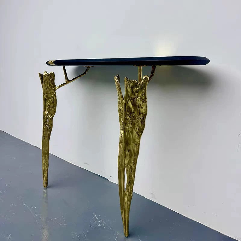 New Arrivals Brass Console Luxurious Side Table Home Decor