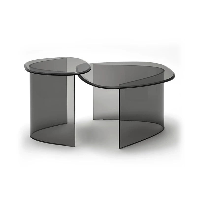 2025 New Arrivals Tempered Glass Coffee Table Set