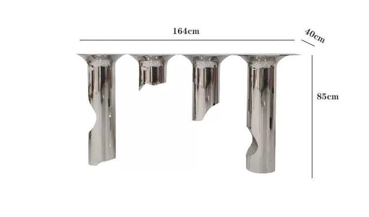 New Arrivals Stainless Steel Console Italian Designer Luxury Home Decor