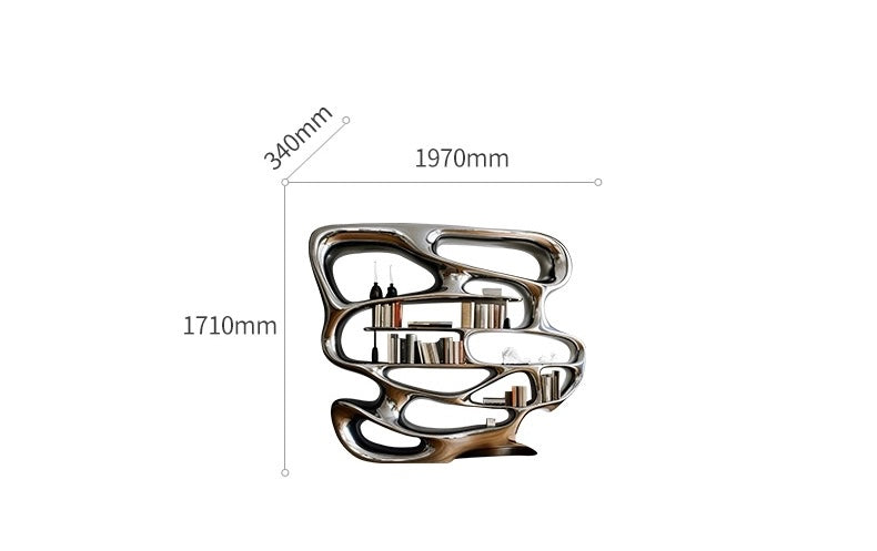 New Arrivals Irregular Shelf Unique Design Bookshelf Home Decor