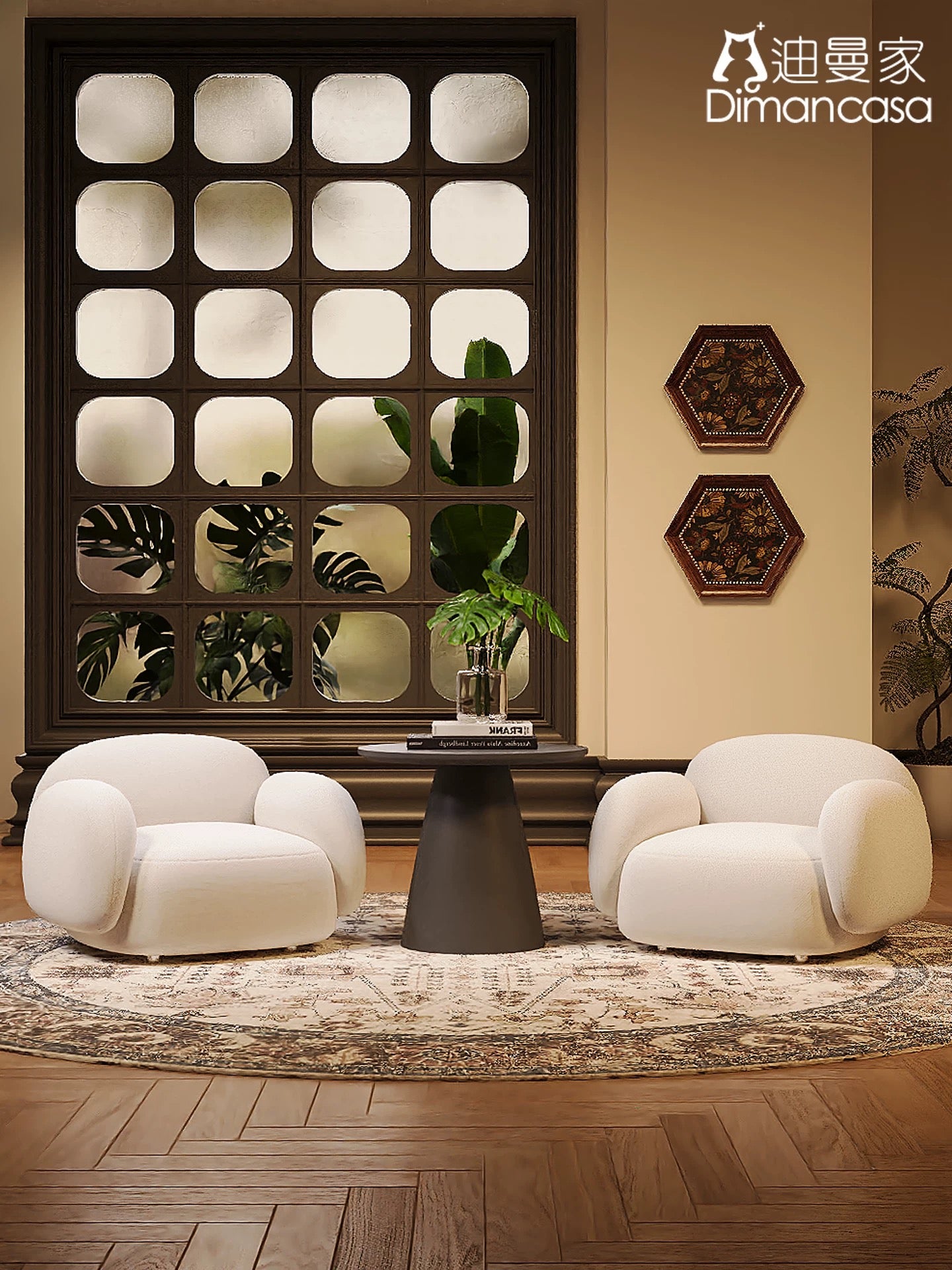 French-style Armchair Single Sofa Seating Room Furniture
