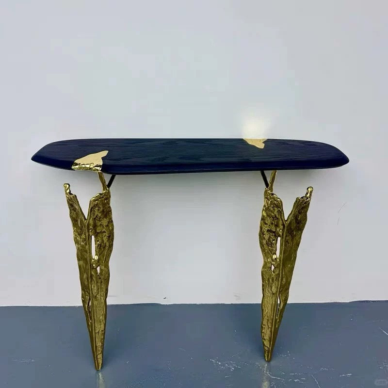 New Arrivals Brass Console Luxurious Side Table Home Decor