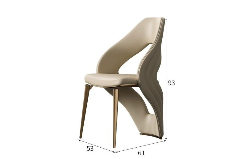 New Arrival Artistic Dinning Chair High-quality Material Luxurious Dining Room Design