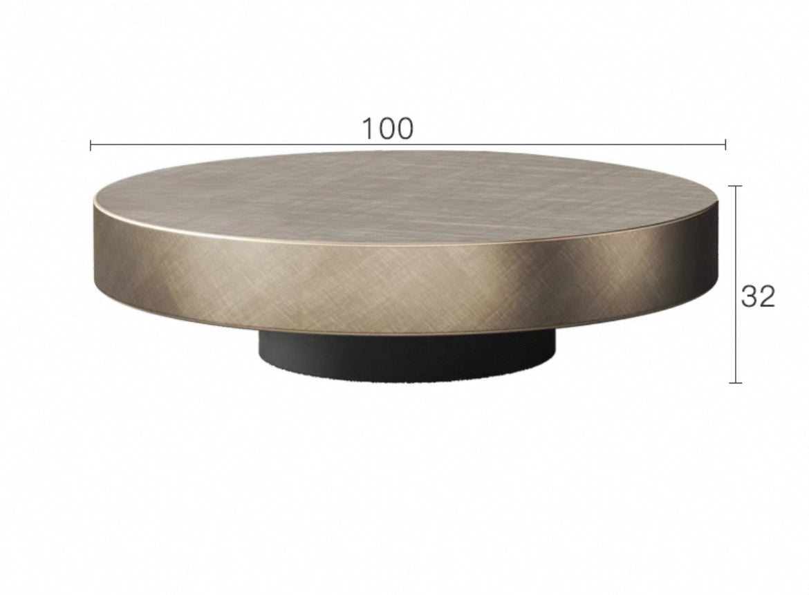 Stainless Steel Table Tempered Glass Table Coffee Table Set