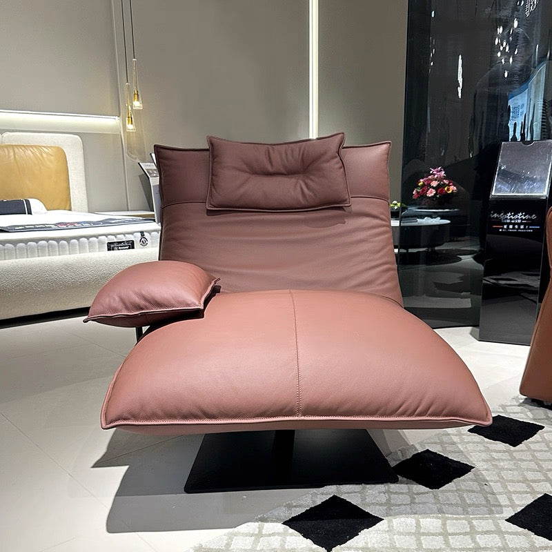 Genuine Leather Lounge Chair Leisure Chair Very Comfortable
