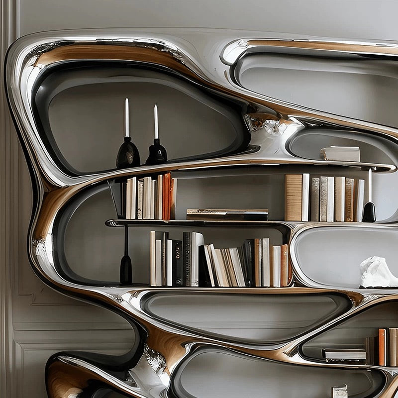 New Arrivals Irregular Shelf Unique Design Bookshelf Home Decor