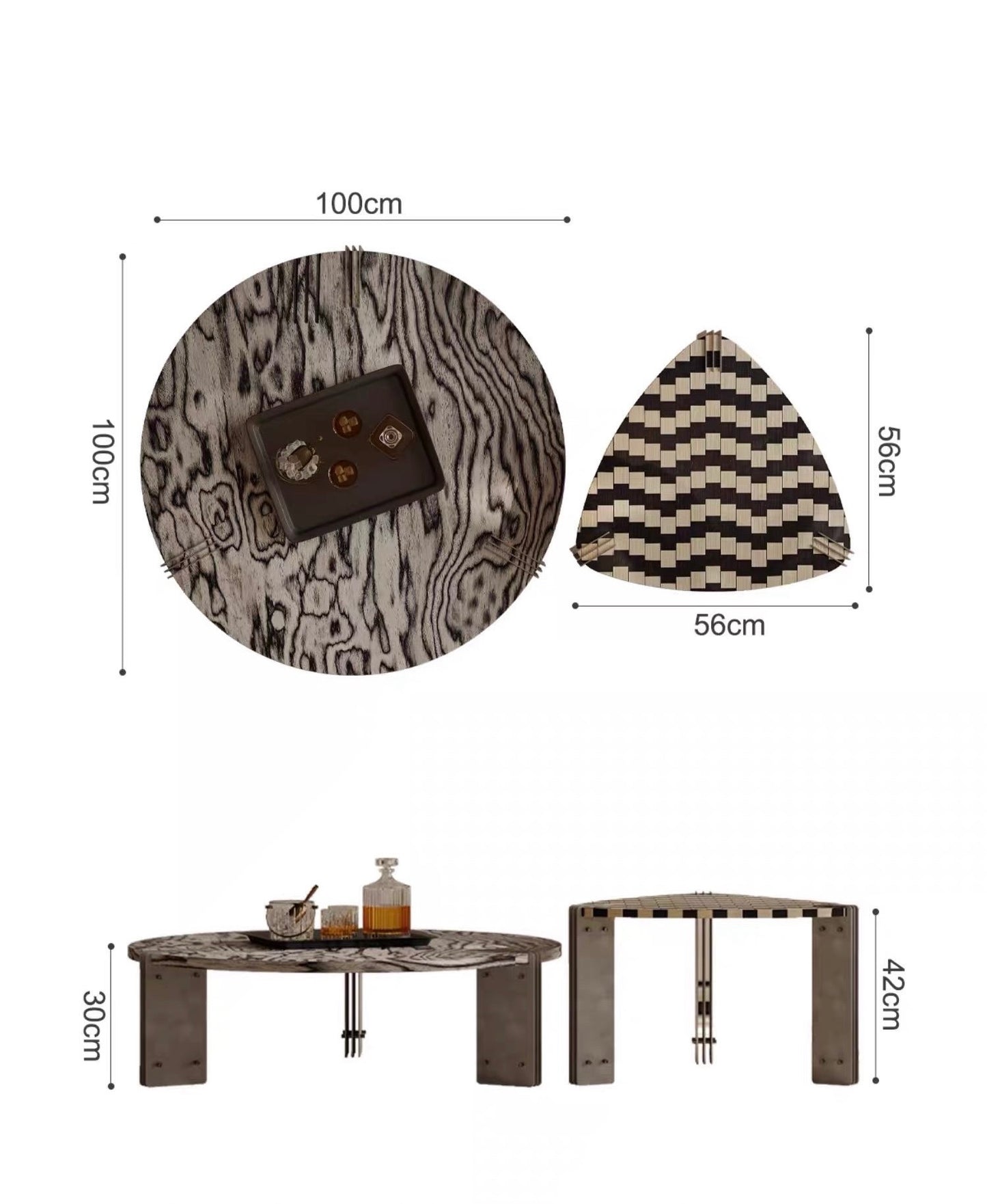 Original Modern Coffee Table Minimalist Coffee Table Set