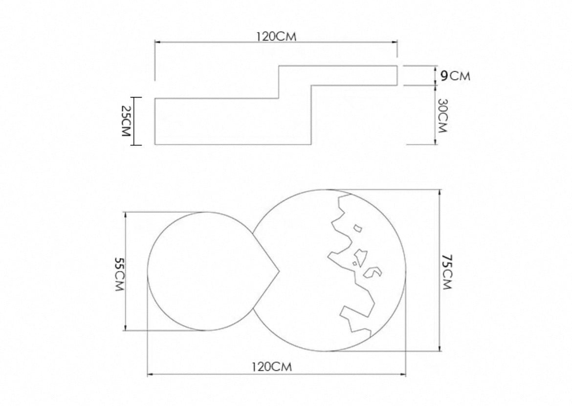 New Arrivals Original Design Coffee Table Modern Living Room Unique Piece