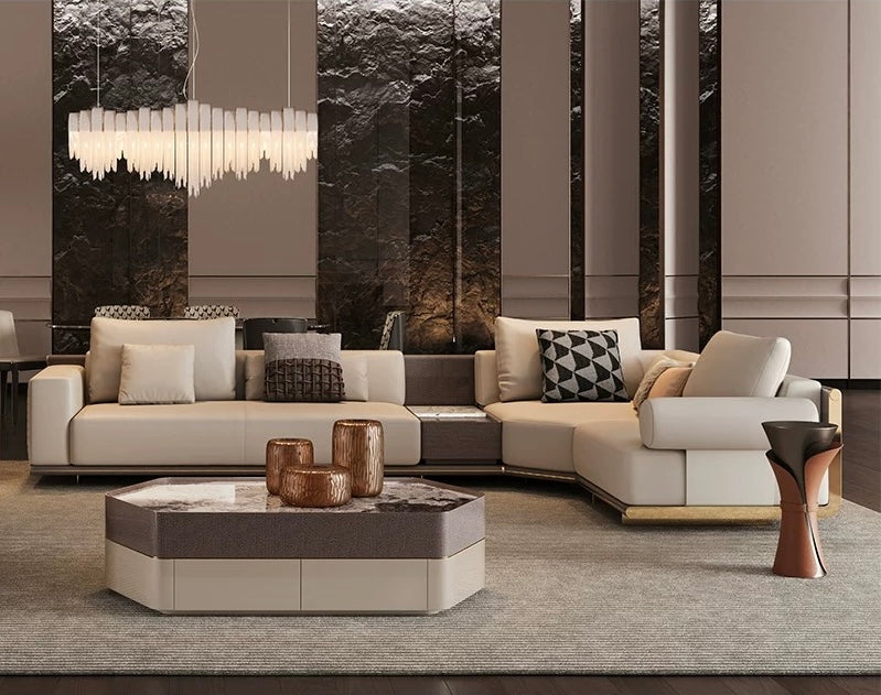 Italian-inspired End Table Modern Design Side Table Unique Home Furnishings