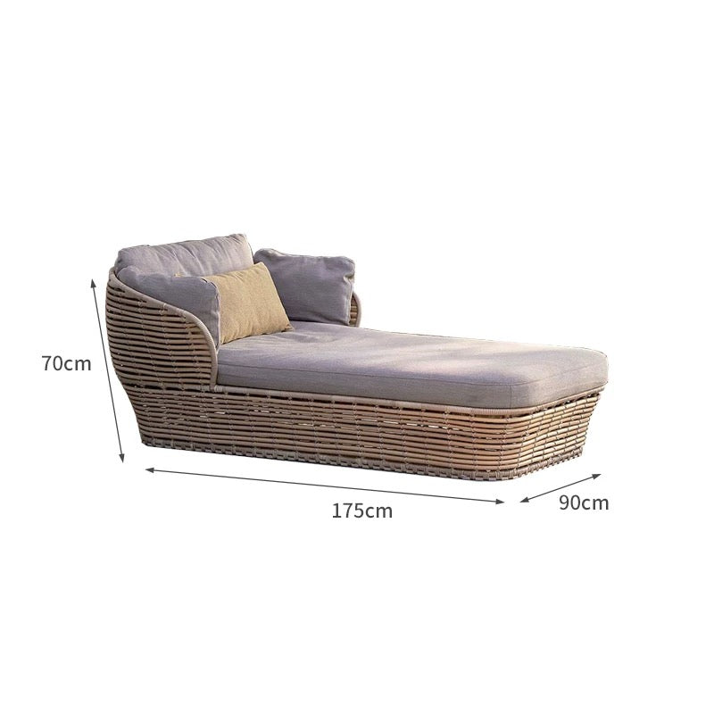 Luxurious Outdoor Furniture Leisure Sofa Coffee Table PE Rattan Furniture