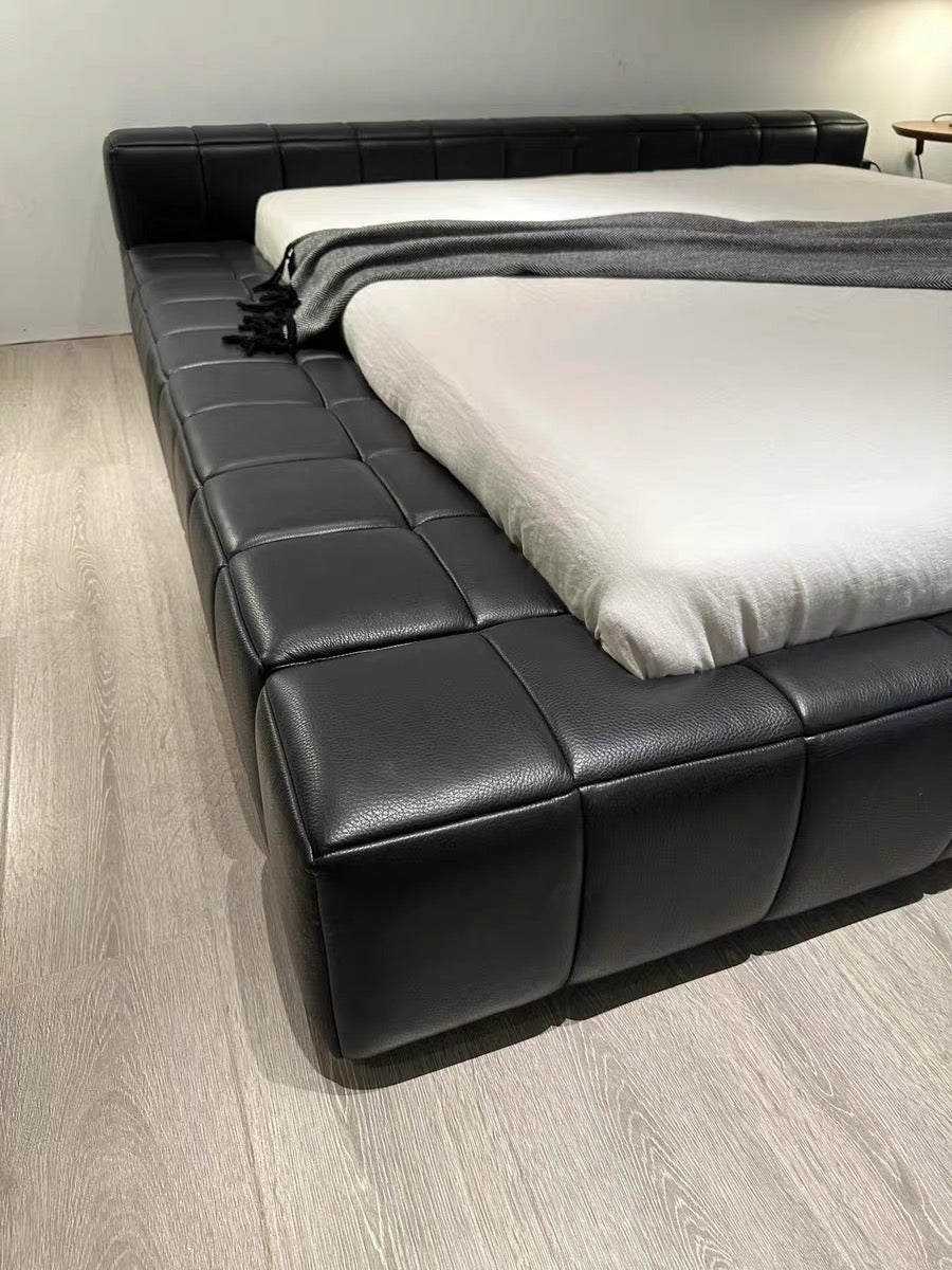 Grid Bed Minimalist Style Oversized Double Bed Good Sleep