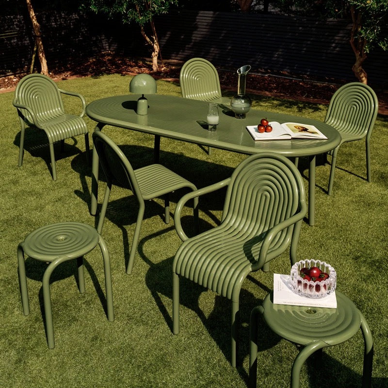 Aluminum Furniture Outdoor Metal Table Chair Set