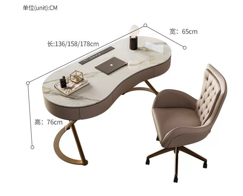 Italian-style Desk Luxurious Office Furniture Office Desk Office Chair