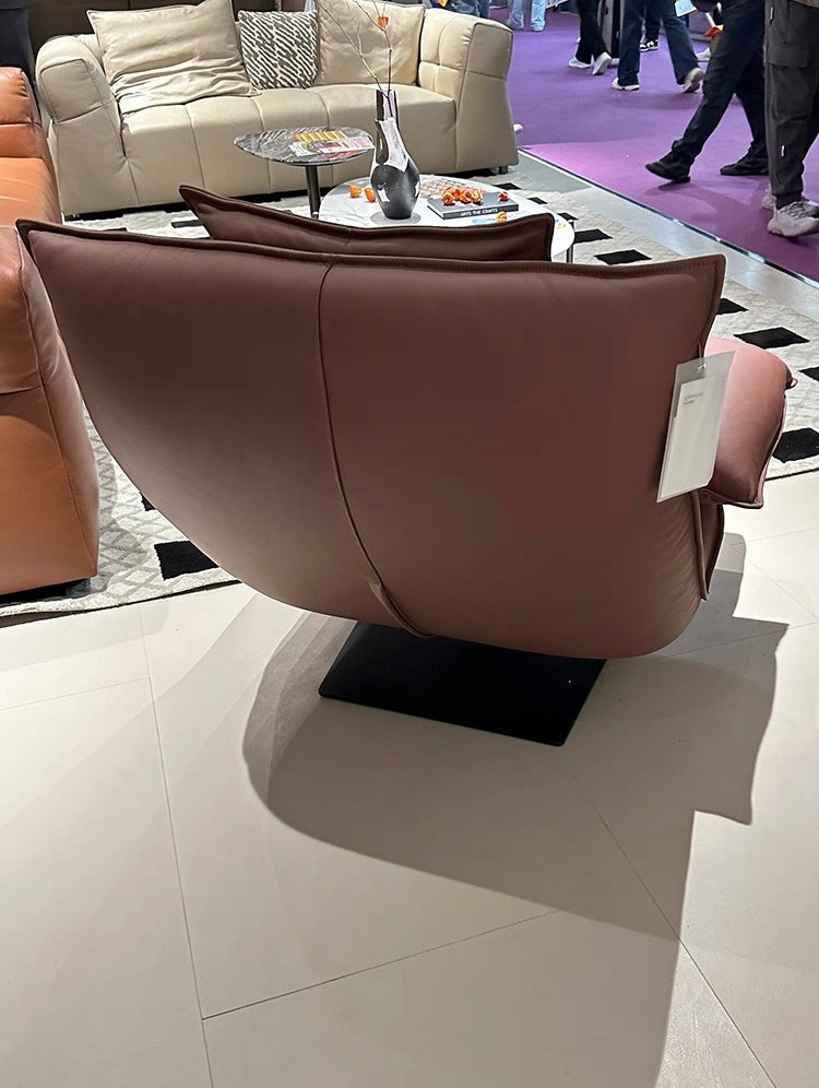 Genuine Leather Lounge Chair Leisure Chair Very Comfortable