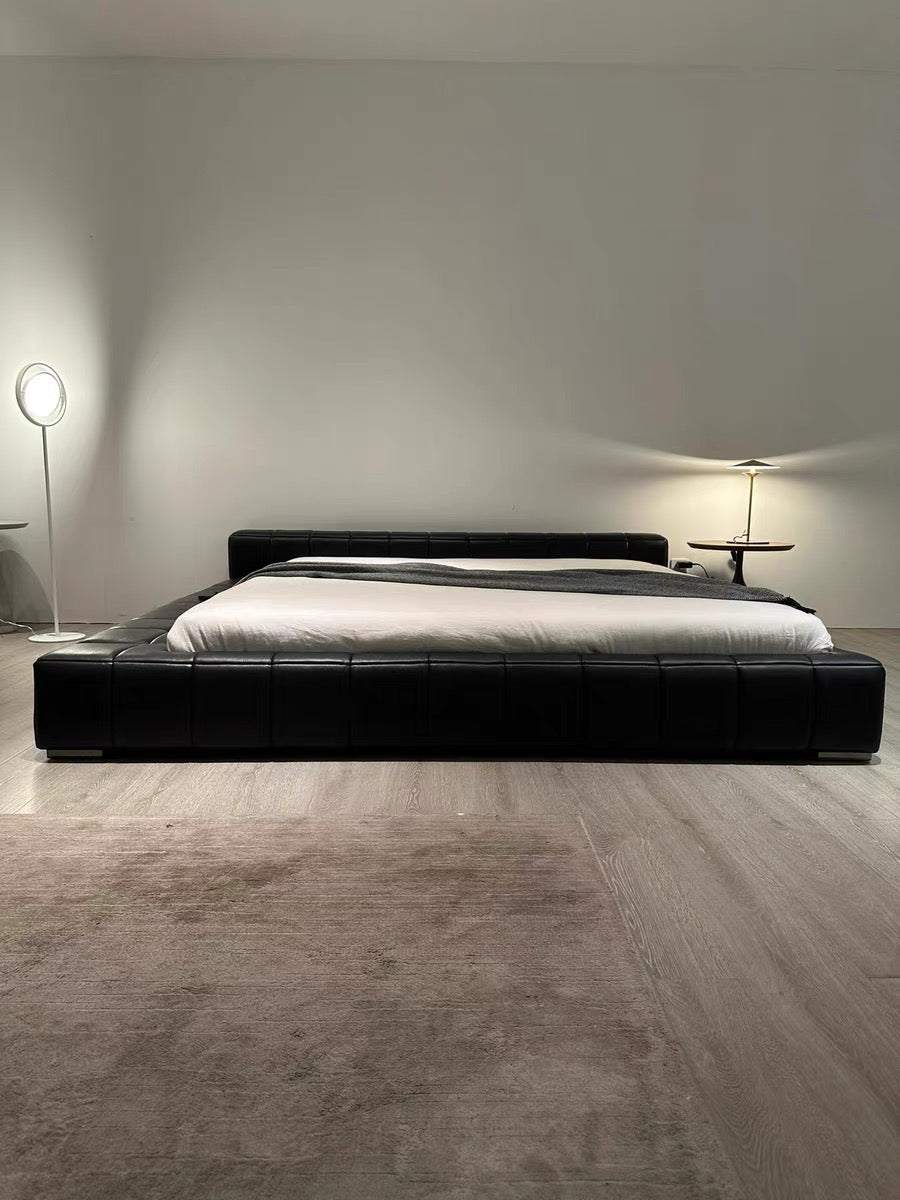 Grid Bed Minimalist Style Oversized Double Bed Good Sleep
