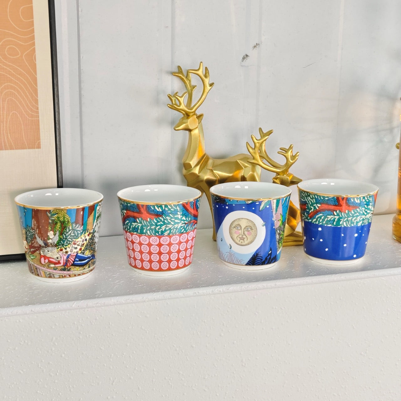 Luxurious Coffee Cups Birthday Gift Wedding Gift Christmas Gift Tableware Free Shipping