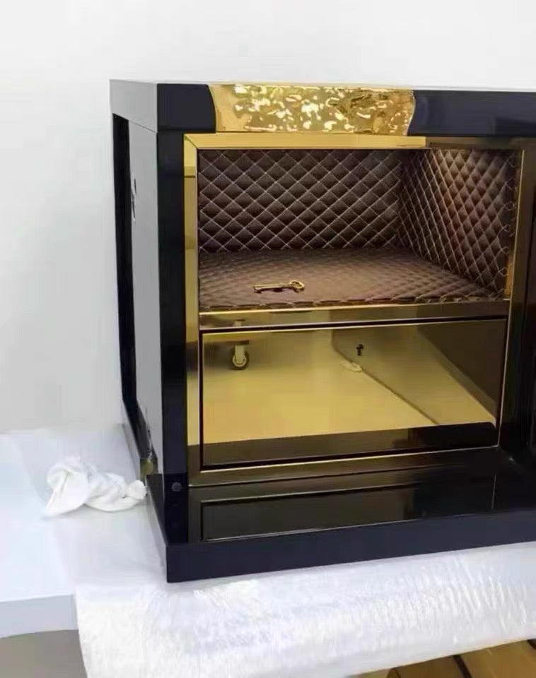 Luxurious Stainless Steel Safe Box Small Cabinet Furniture