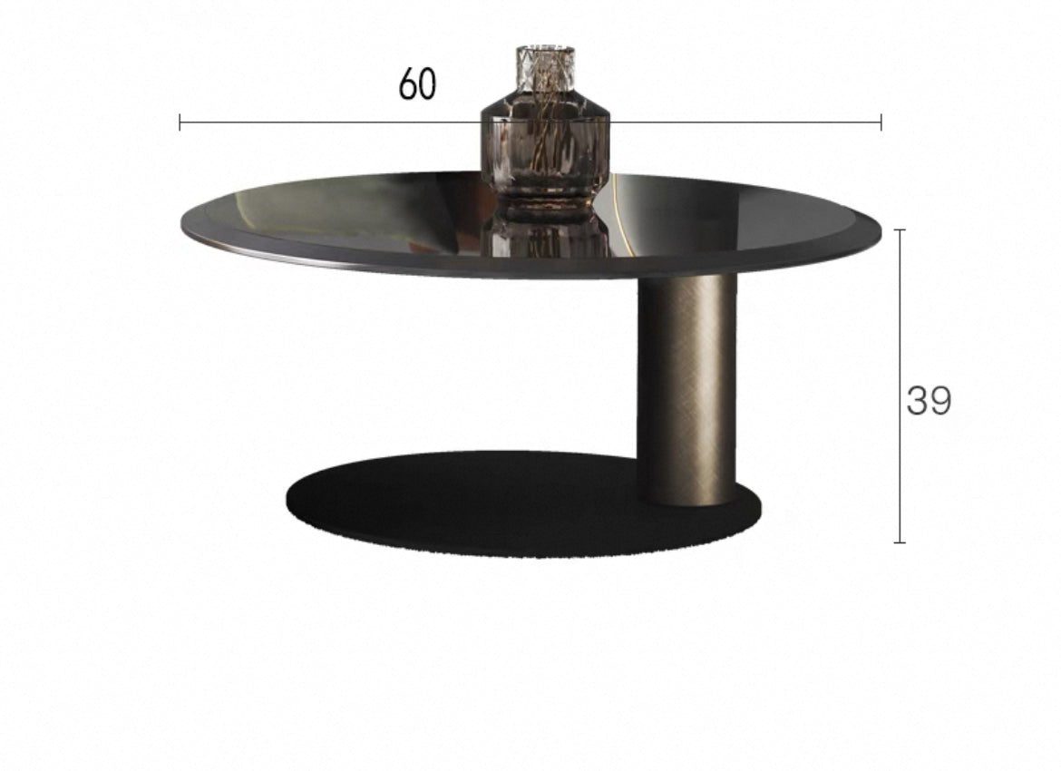 Stainless Steel Table Tempered Glass Table Coffee Table Set