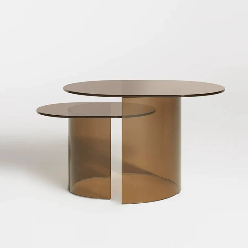 Minimalist Style Coffee Table Tempered Glass Table Elegant Home