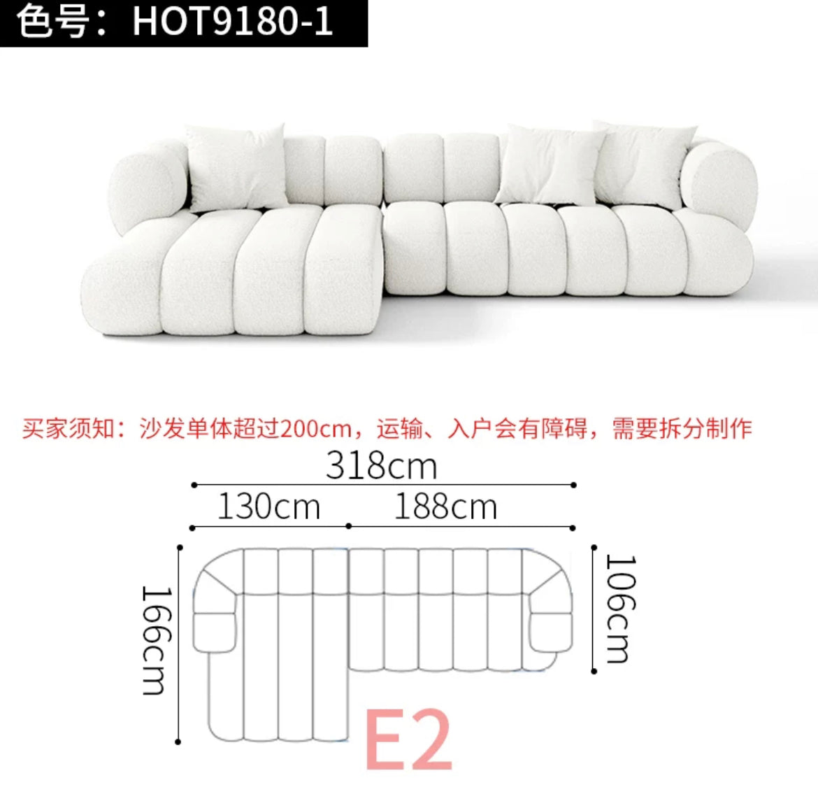 BB Hug Sofa Space Chair Mew Design Luxurious Living Room Villa Sofa Set