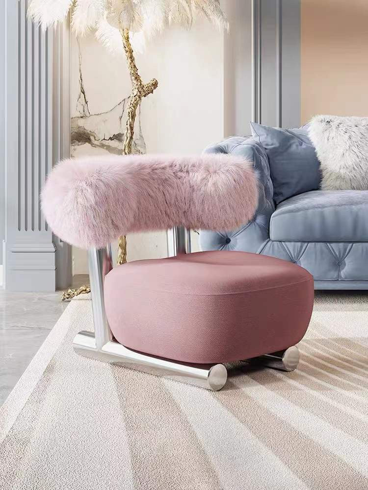 Creative design Sledge chair girly sofa chair dressing chair