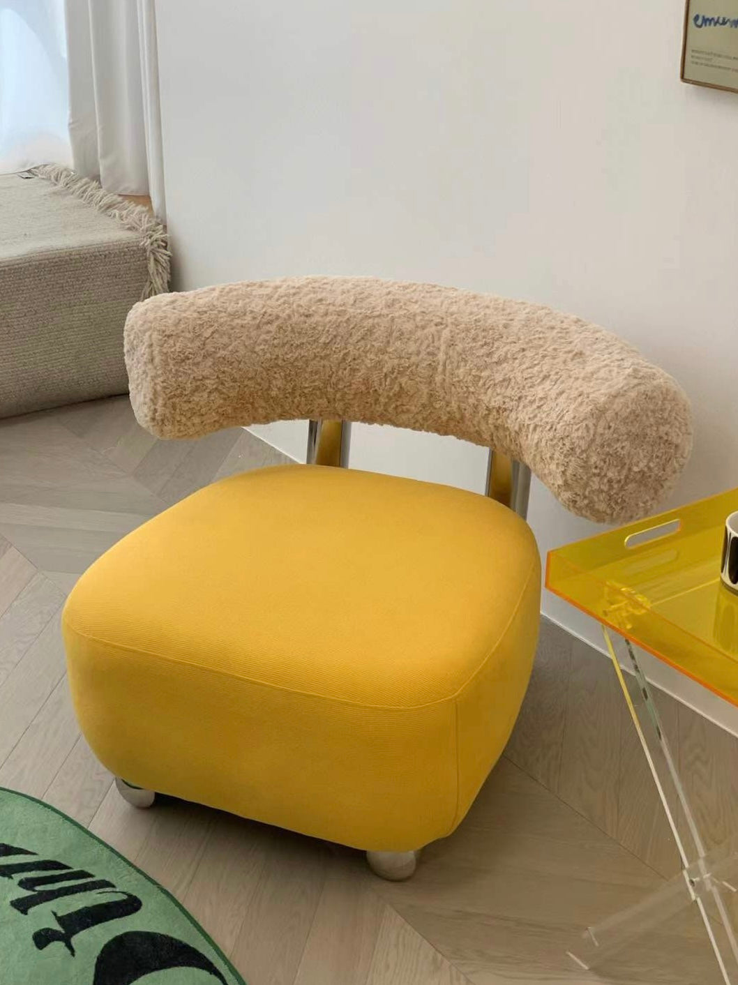 Creative design Sledge chair girly sofa chair dressing chair