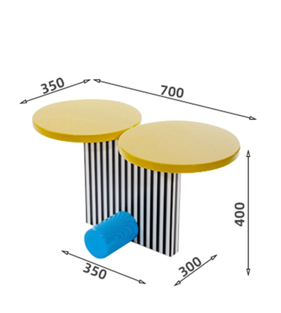 Face look table round table characteristic wood table