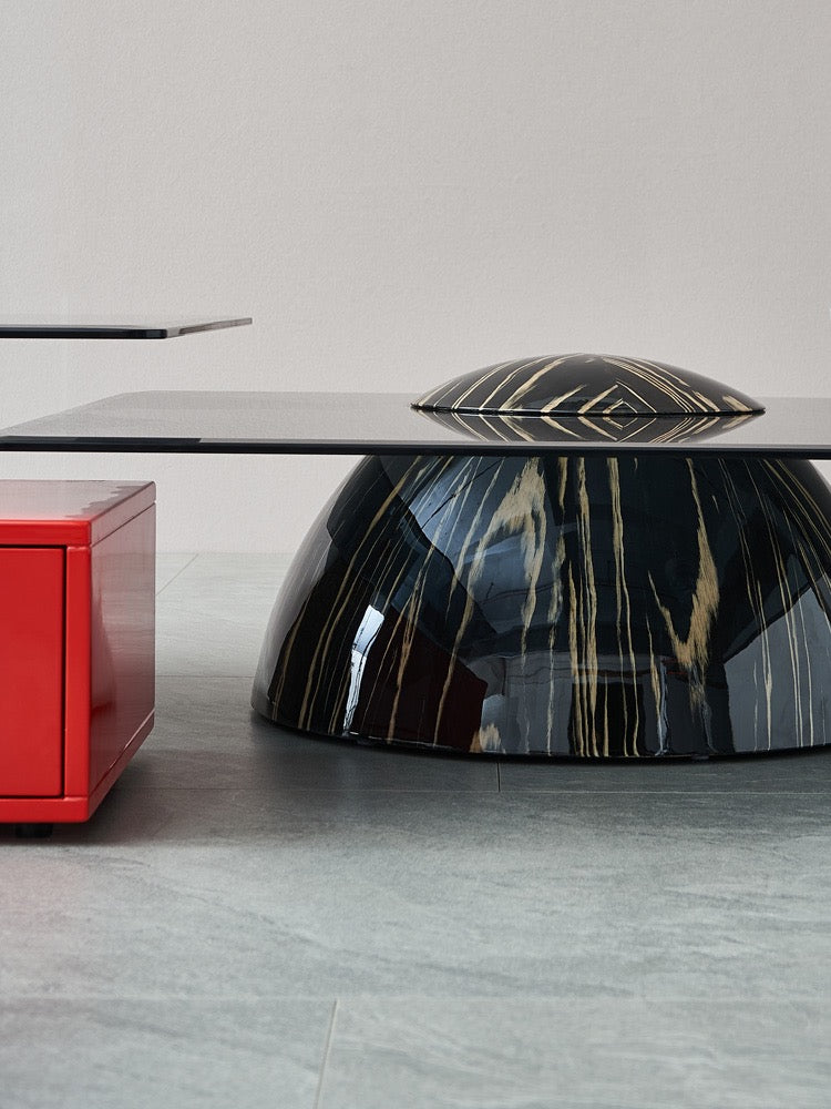 New Arrivals Glass coffee table set stylish design modern living room