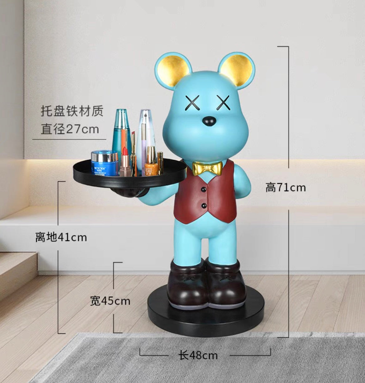 Mixed color waiter Beer side table coffee table fashionable home furnishings