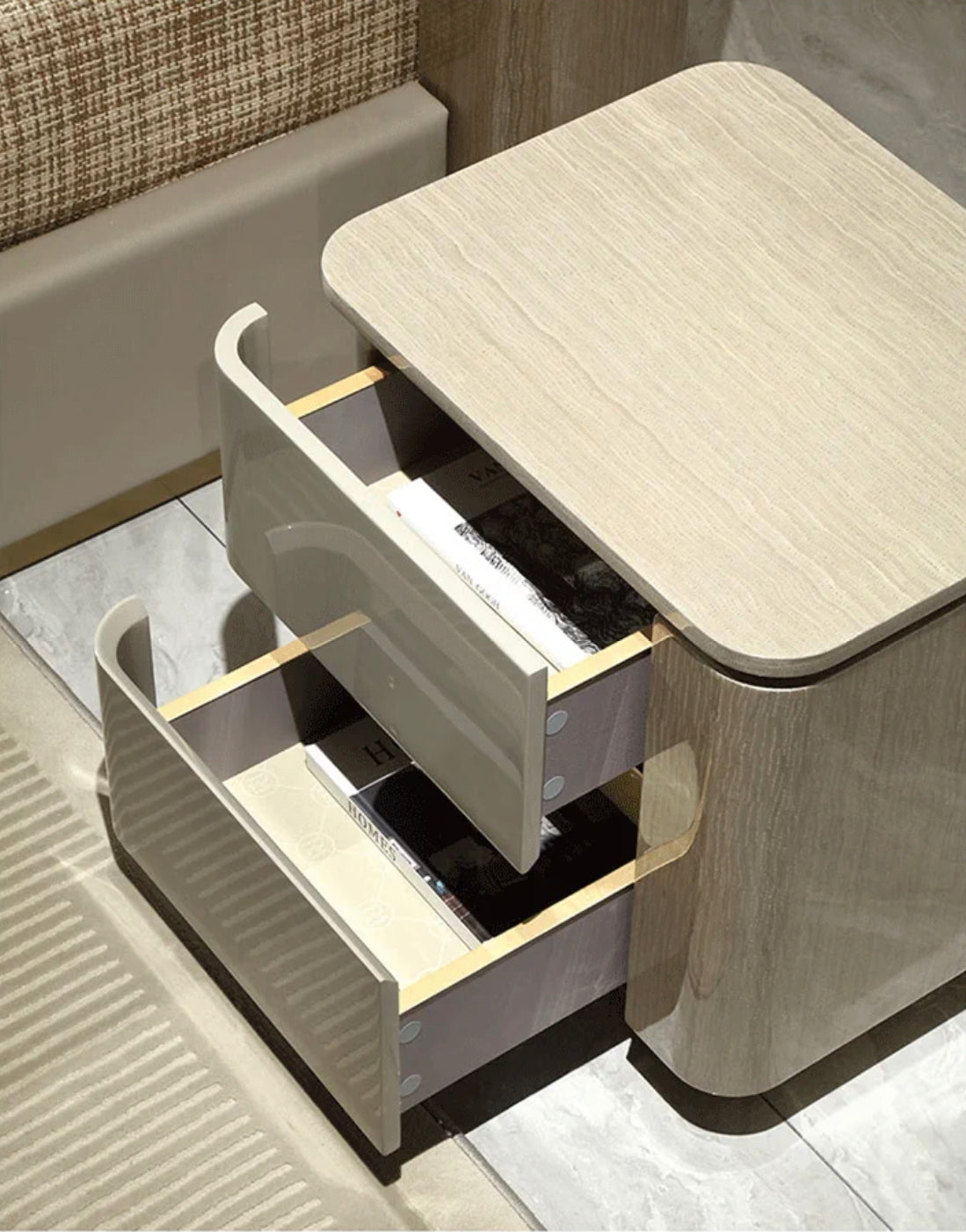 Classic bedside table modern style nightstand