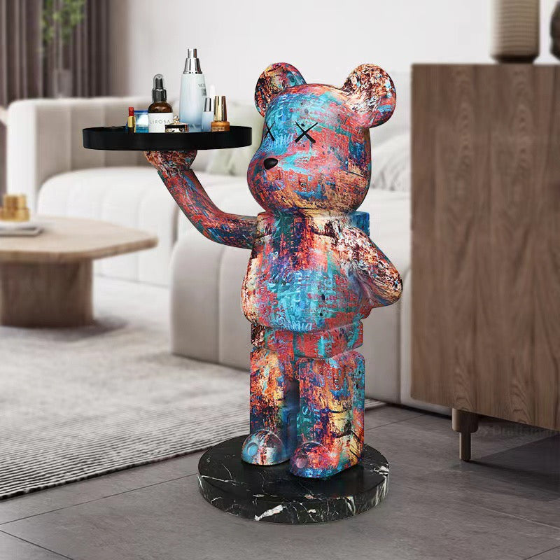 Cartoony side table high end coffee table artistic furniture