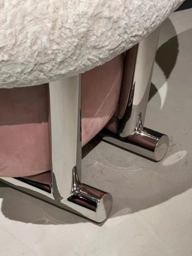 Creative design Sledge chair girly sofa chair dressing chair