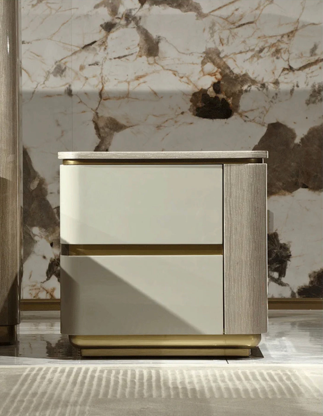 Classic bedside table modern style nightstand