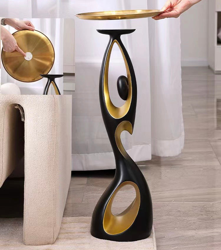 Hot sale Dancing girl side table abstract appearance coffee table