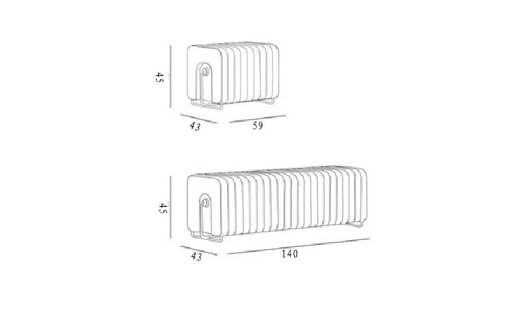Bedroom Stool shoes Bench Stool Leather Brass Stool Classic Design