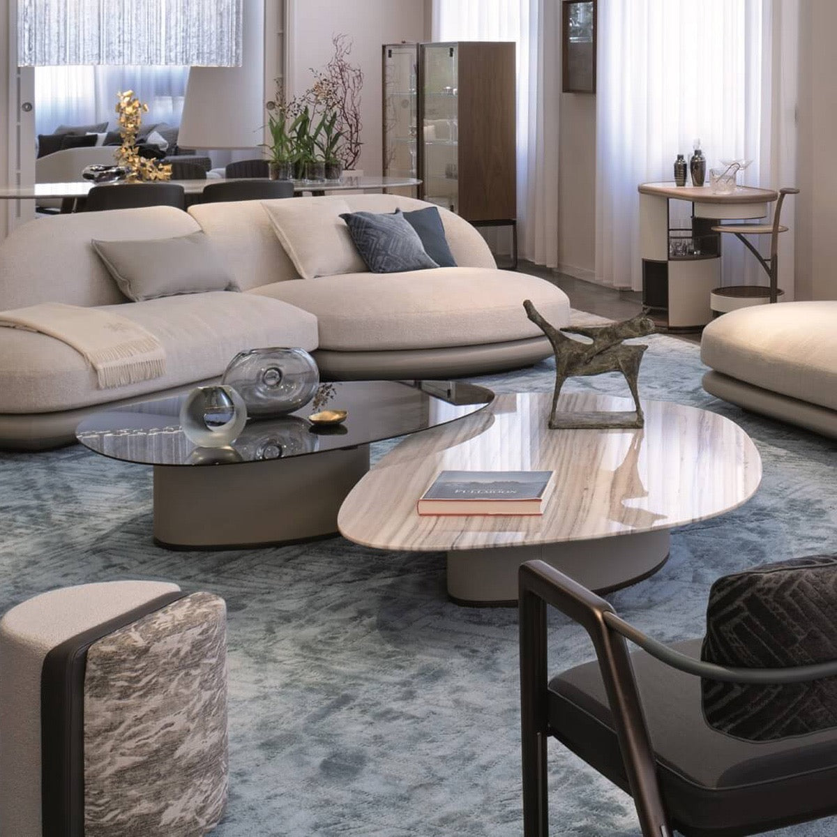 Coffee table luxury natural marble
