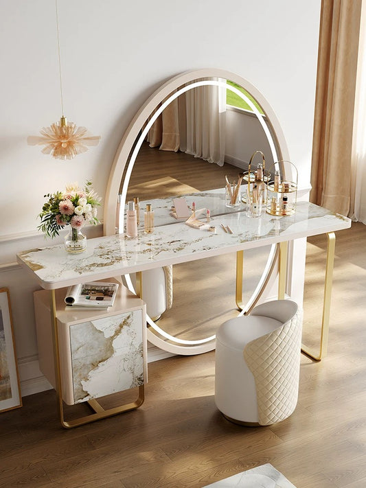 Minimalist Dressing Table Luxurious Makeup Vanities Bedroom Vanities