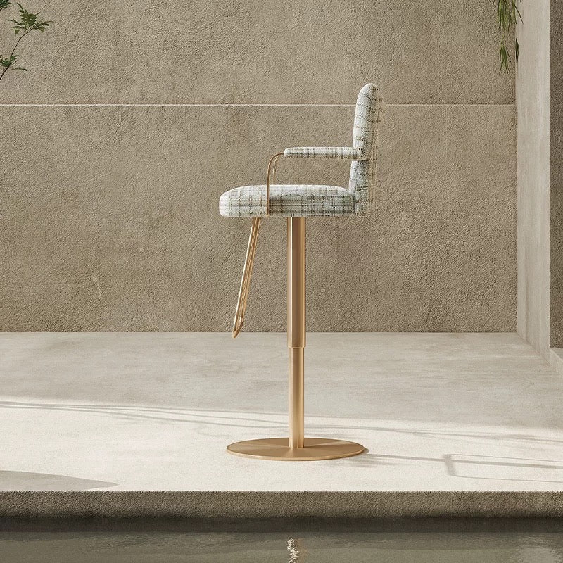 New Arrivals Stainless Steel Bar Stool Luxurious Bar Chair