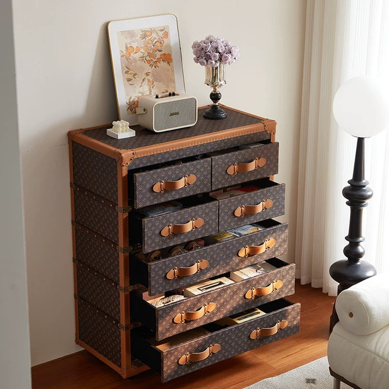 Fashionable Leather Cabinet FREE Shipping