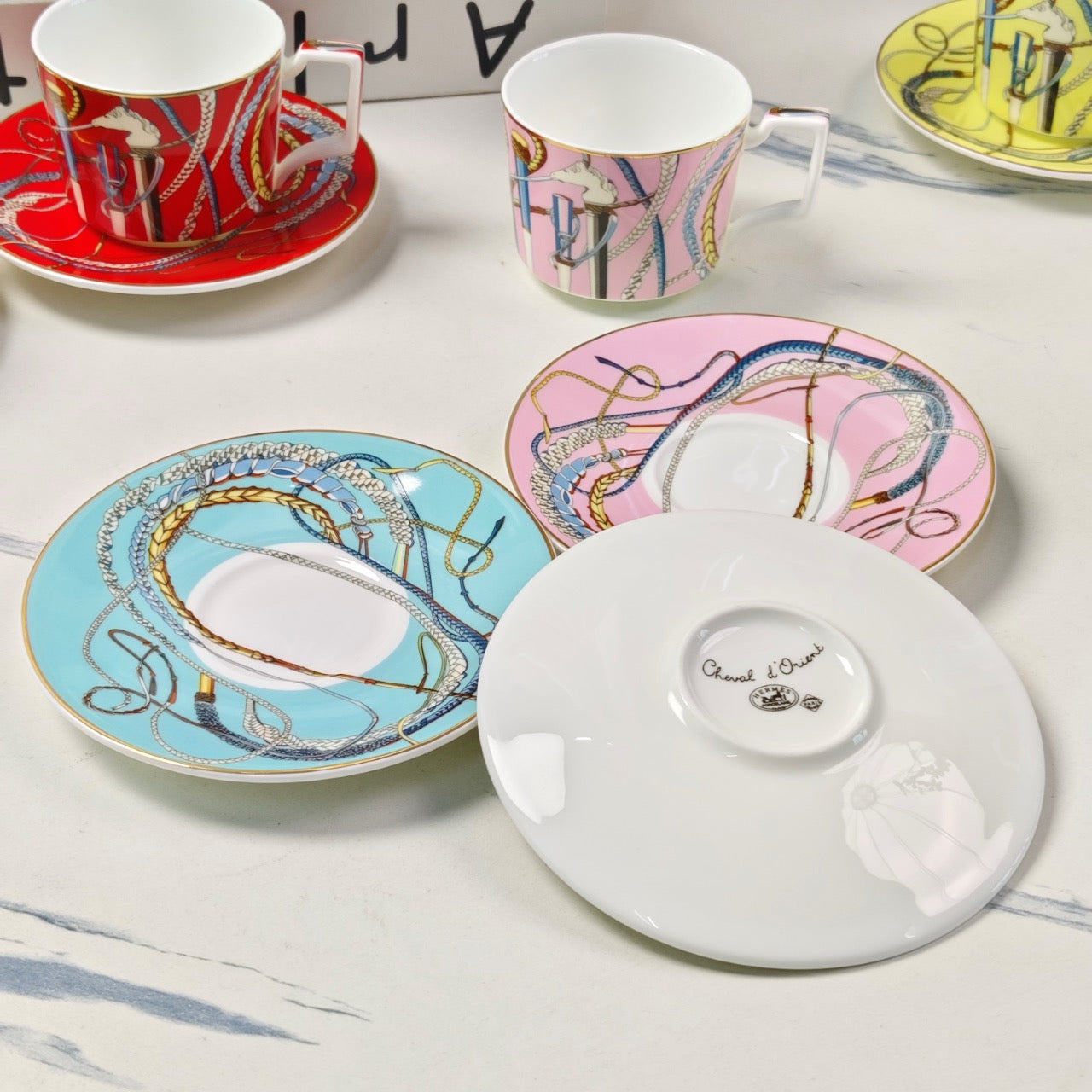 Christmas Gift Birthday Gift Coffee Cup Six Cups Six Saucers Tableware Free Shipping