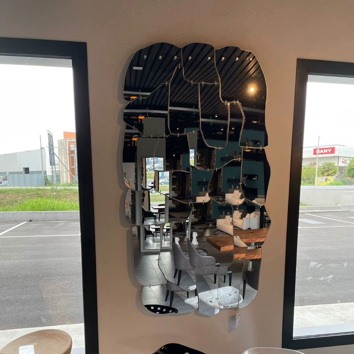 Artistic Acrylic Mirror Unique Design Irregular Mirror Stylish Mirror