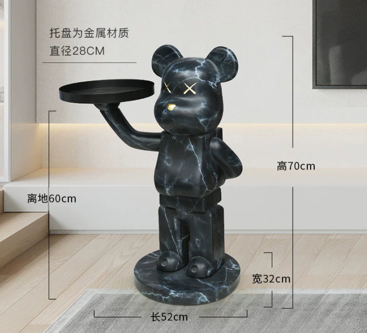 Hot sale Creative Bear Power Bruin Side Table Unique Design Coffee Table