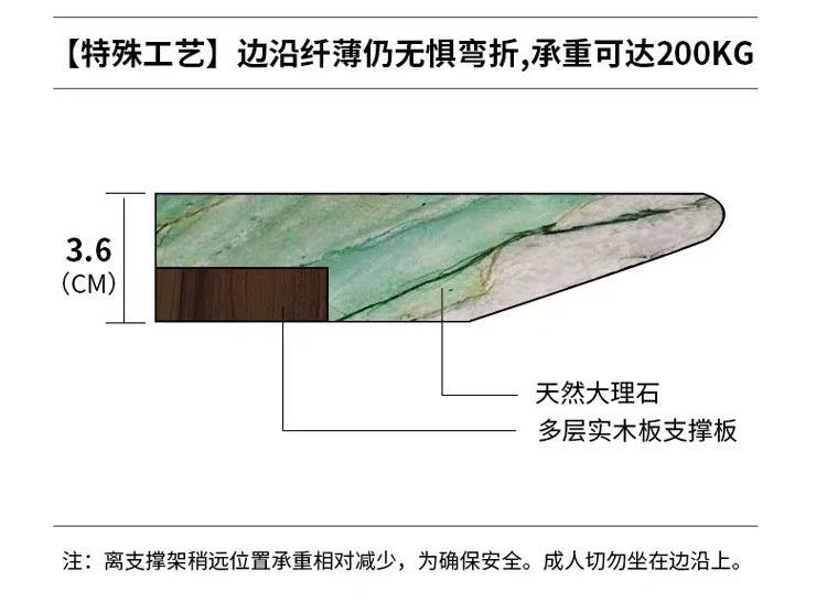 Luxurious Natural Marble Tiffany Green Stone Dining Table